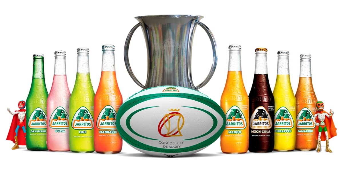 Jarritos patrocinador de la final de la copa del Rey de rugby 2019 