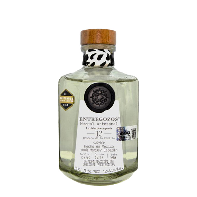 Mezcal Entregozos 12 Negro 70 cl 70cl Entregozos