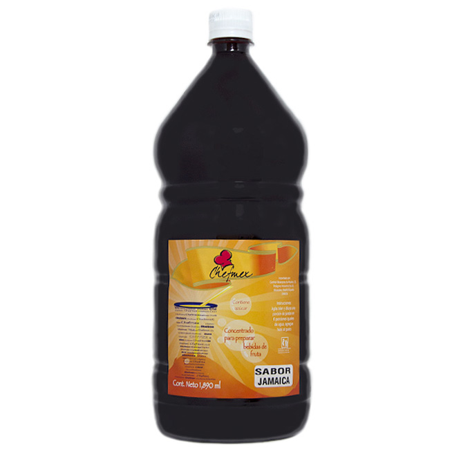 Concentrado de Agua de Jamaica 1890ml 1890 ml Chefmex
