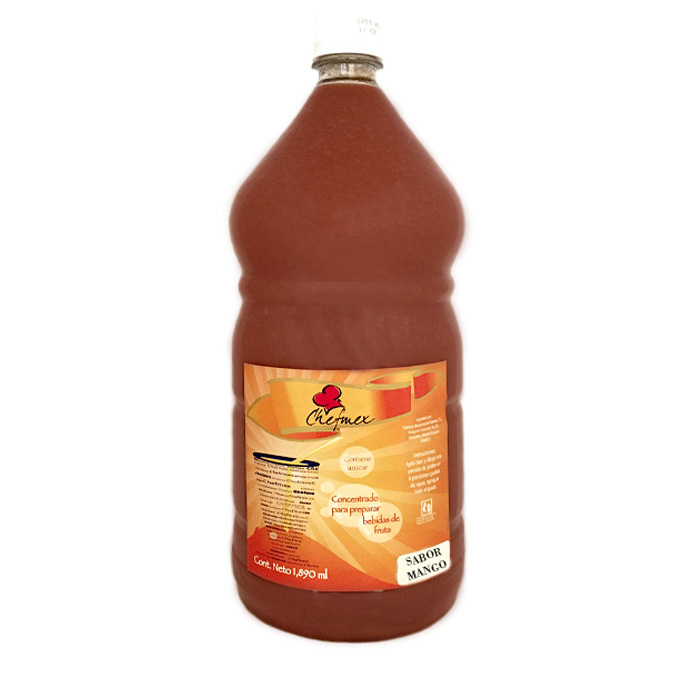 Concentrado de Agua de Mango 1890ml 1890 ml Chefmex