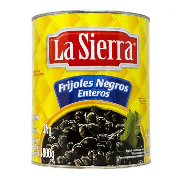Frijol Negro Entero 3kg 3 kg La Sierra