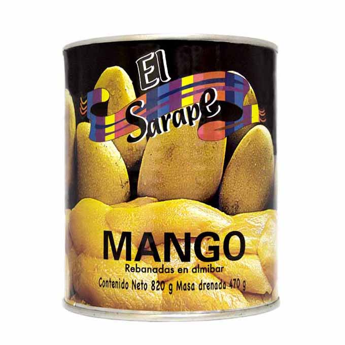 Mango en Almíbar (rebanadas) 800gr 800 g El Sarape