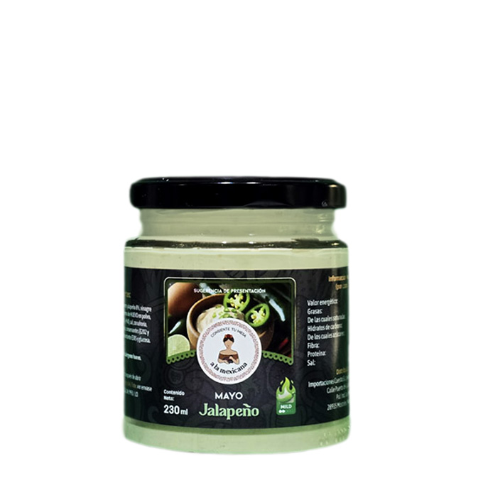 Mayonesa Jalapeño 230 ml 230 ml A La Mexicana | Salsas  | Importaciones Cuesta