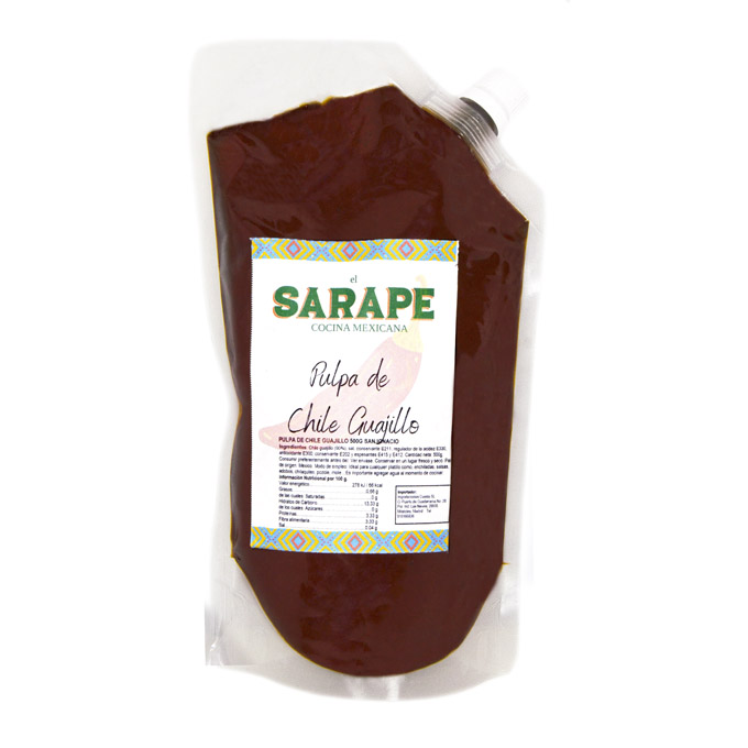 Pulpa de Chile Guajillo 500 gr 500g El Sarape