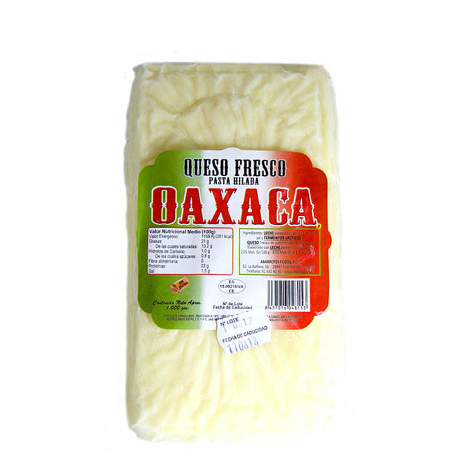 Queso Oaxaca (barra) 1kg 1kg Oaxaca