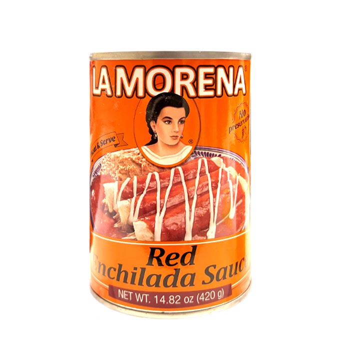 Salsa enchiladas Rojas 420g La Morena | Salsas y Condimentos | Importaciones Cuesta