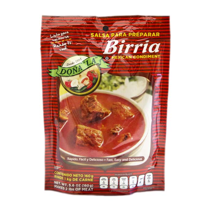 Salsa para Birria Condimento 160g Doña La | Salsas y Condimentos | Importaciones Cuesta