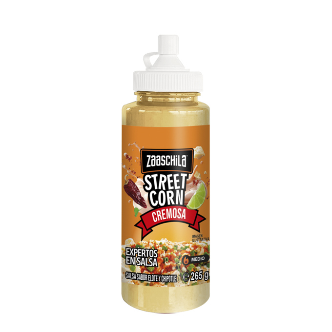 Salsa street corn cremosa 265 gr Zaaschila | Salsas  | Importaciones Cuesta