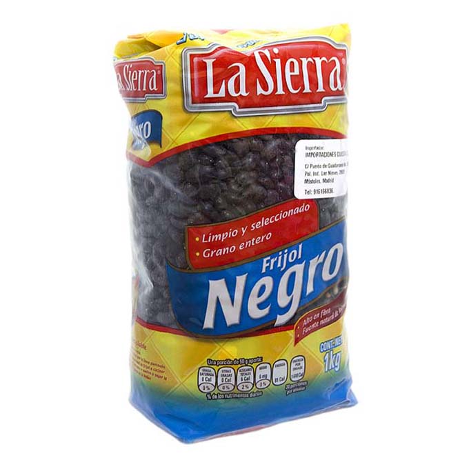 Frijol Negro Grano 1kg 1 kg La Sierra