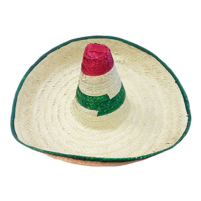 Sombrero Zapata colores bandera  50cm 50cm Sin Marca