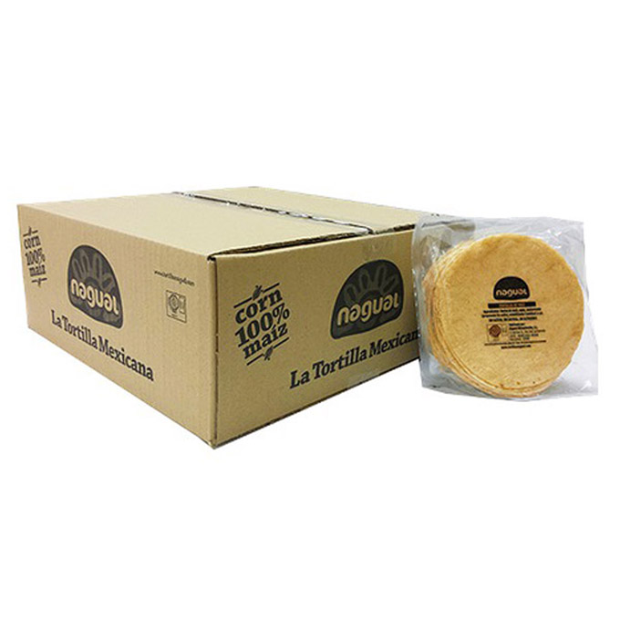 Tortilla de Maíz Amarillo 12cm (20uds) 400 g Nagual